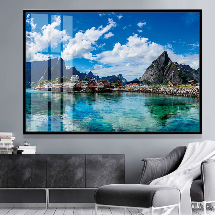 挪威唯美风过道晶瓷画