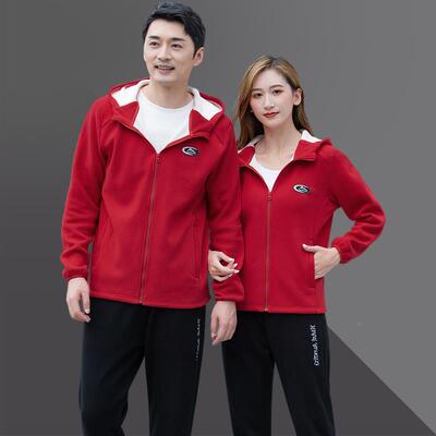 保加绒运潮动套装秋冬流时尚卫男衣情侣休闲套装男女加厚暖840113