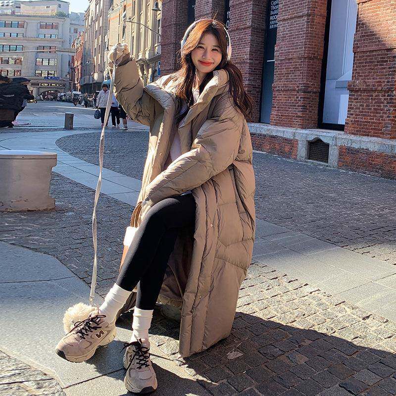 新灰色大b275-m20被子长款绒服女冬季2025款羽韩系踝保暖90白及鸭