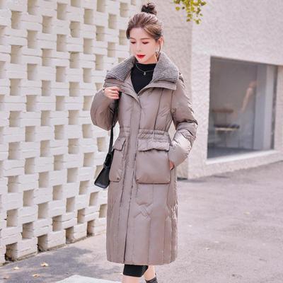 大翻领中长款羽ZNAN2381绒女冬季2024行新高款今年流爆款服时尚洋