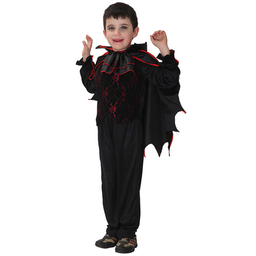 圣诞节cosplay服装儿童面具舞会吸血鬼演出服西方伯爵吸血王子服 - 封面