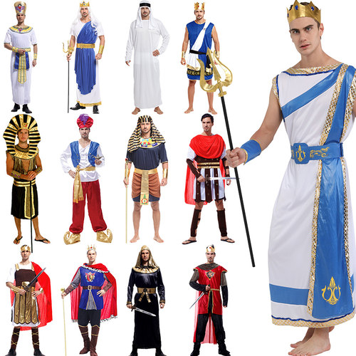 六一儿童节cosplay服装男希腊神话武士套装演出服cos埃及王子国王 - 封面