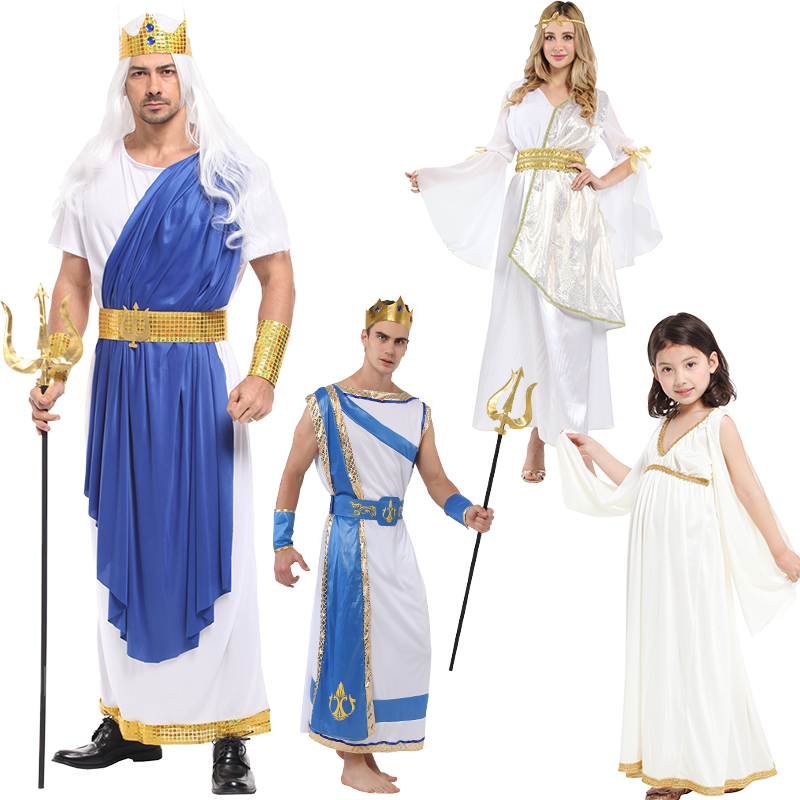 万圣节cosplay服装成人海神波塞顿套装海王三尖叉化妆舞会演出服