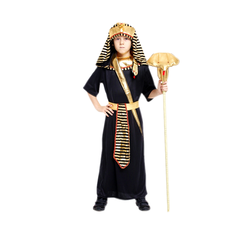亲子装化妆舞会埃及法老服饰面具