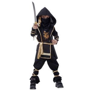 忍者服神秘武士幼儿化妆舞会
