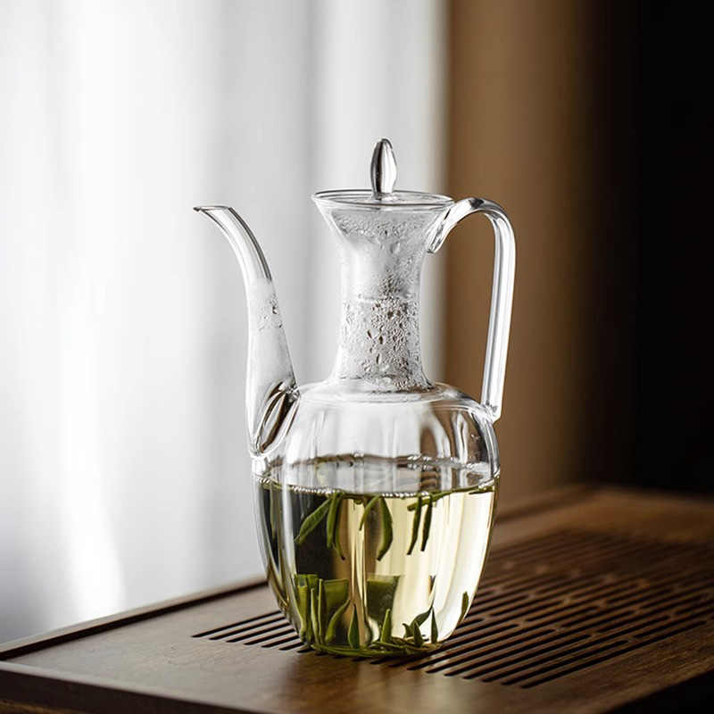 花茶壶玻璃水壶仿宋泡茶执壶宋代烧水茶具耐高温电陶炉专用煮茶器