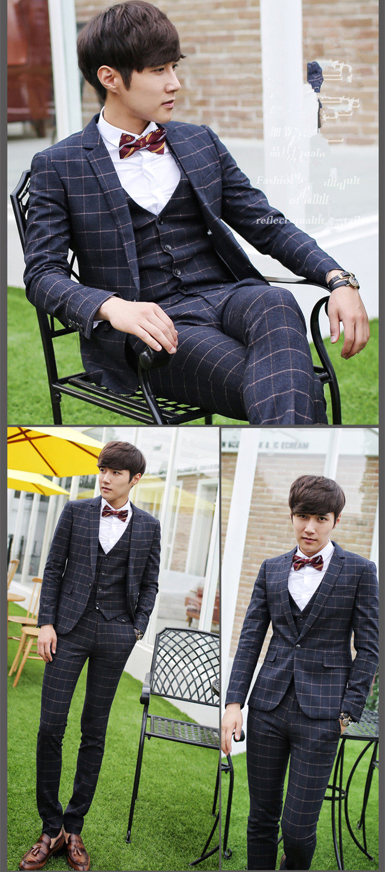 Costume homme en polyester pour Quatre saisons - Ref 1562572 Image 3