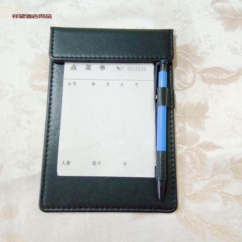 酒店带吸磁皮质便签夹写字板垫酒水单夹点菜夹板小票夹流水单夹,文具电教/文化用品/商务用品,文件夹/试卷夹,淘宝优惠券,粉丝福利购,淘宝优惠卷