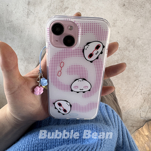 售完不补 鱼板熊猫可爱双层工艺手机壳适用于苹果16promax 日式