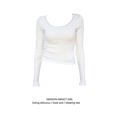 小众收腰显瘦打底衫修身内搭上衣