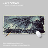 Cthulhu Dark style mouse pad, extra-large gaming desk mat, thickened Touch of Death Deskmat thumbnail 3