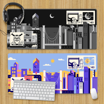 防水鼠标垫超大加厚夜晚耐脏加厚笔记本电脑 Twenty Four Deskmat