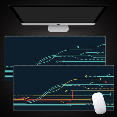 metropolis deskmat大都市耐脏丝滑鼠标垫超大加厚防水办公游戏垫