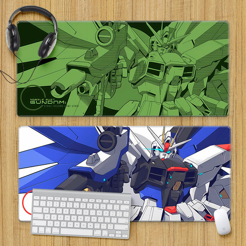 高达Gundam Zero001鼠标垫超大号笔记本电脑电竞游戏桌垫顺滑垫厚