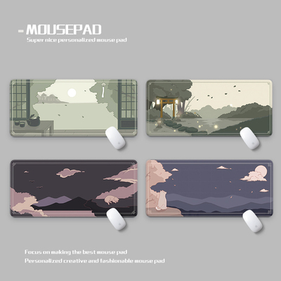 可爱小清新女生鼠标垫超大简约学生办公家用Osume Sakura Deskmat