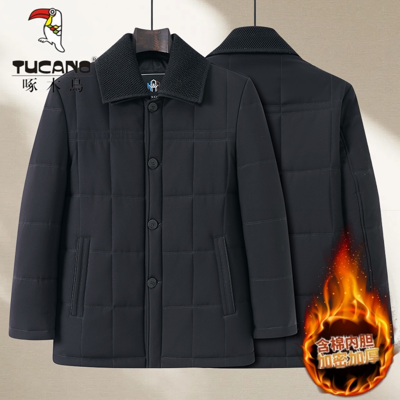 啄木鸟中老年爸爸装加棉加厚棉衣