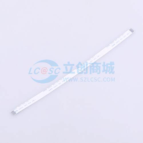 FFC连接线 JS10A-06P-200-4-8 P=1mm 6P 0.3mm 同向