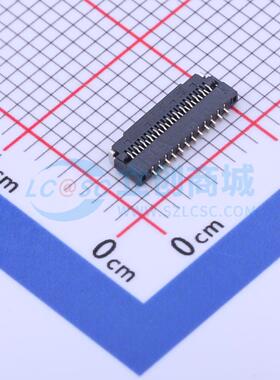 连接器 F0302-B-25-10G-R SMD,P=0.3mm,卧贴 翻盖式 25P 下接