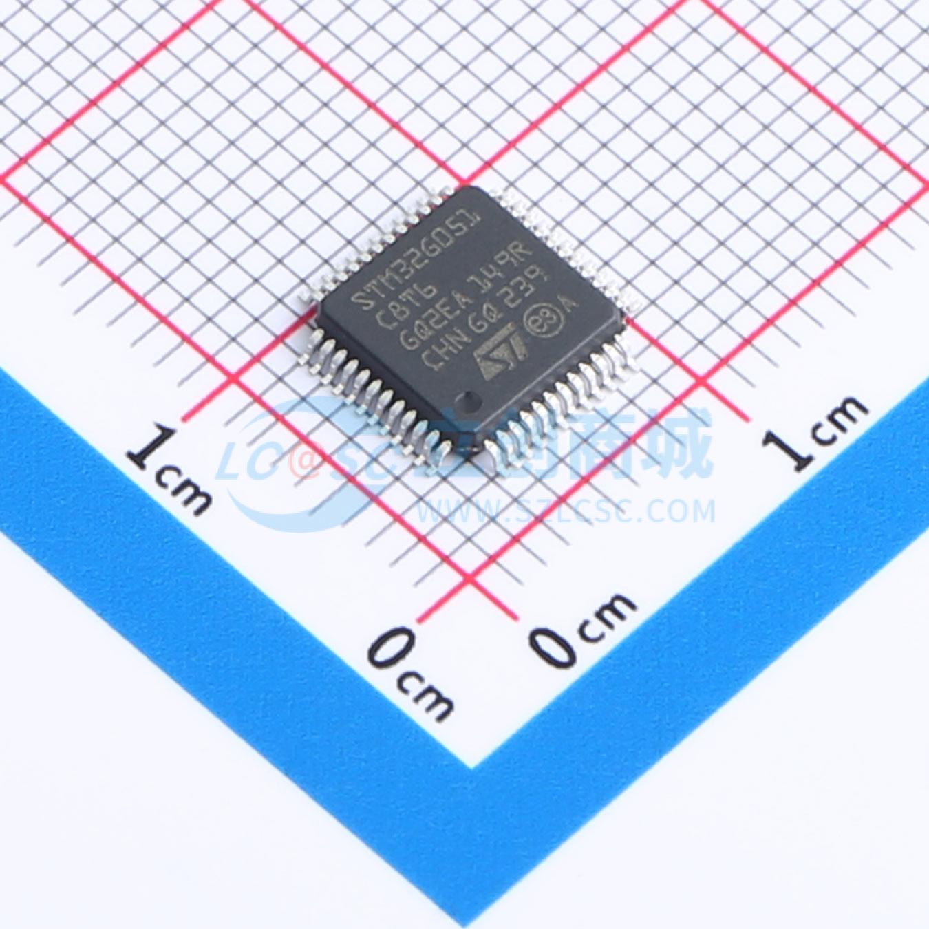 单片机(MCU/MPU/SOC) STM32G051C8T6 LQFP-48(7x7) 电子元器件