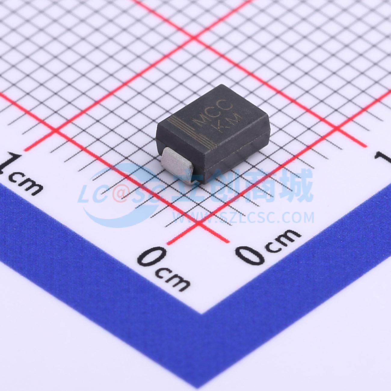 TVS/ESD管 SMBJ7.0A-TP DO-214AA(SMB) 7V 50A MCC(美微科)