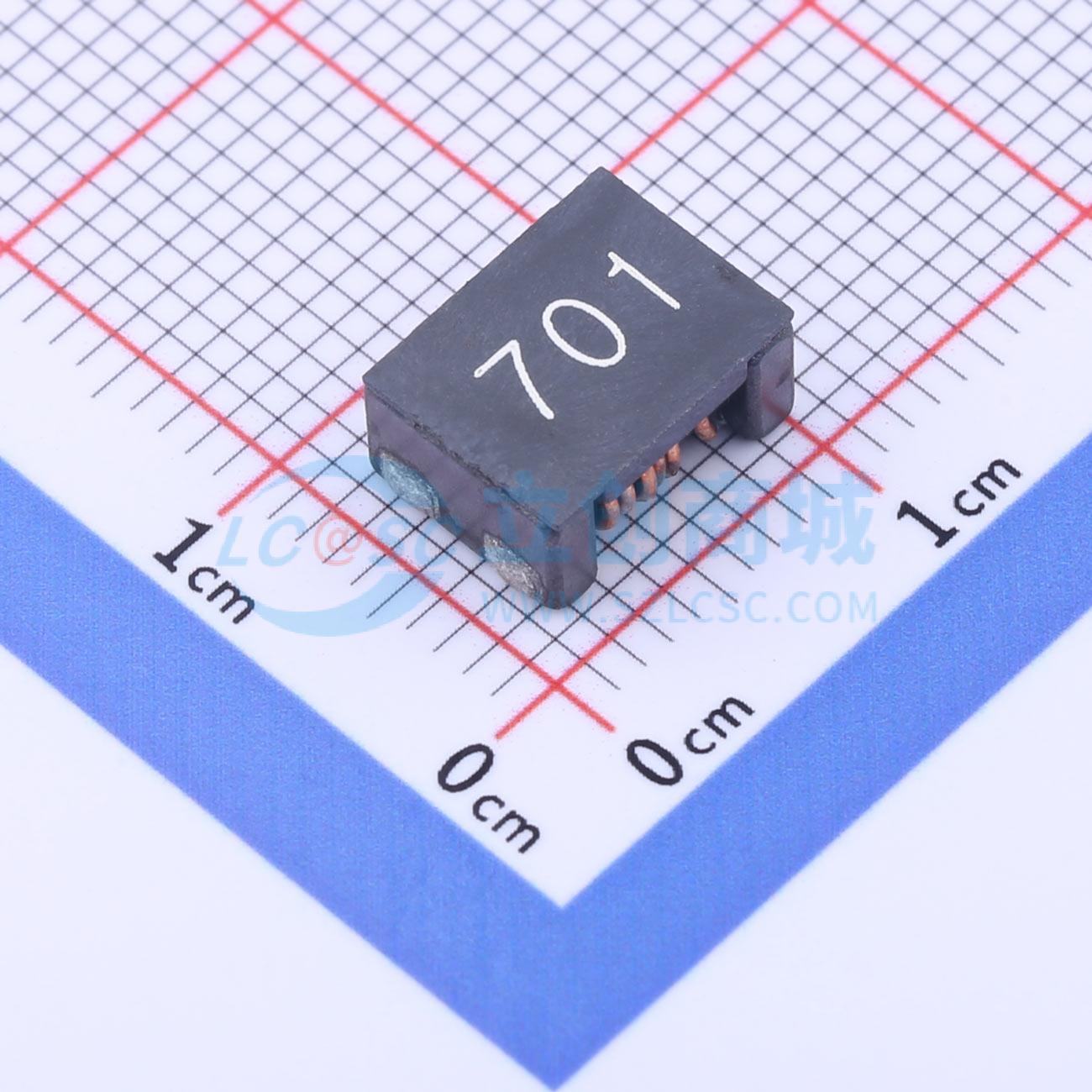 共模滤波器 SCM9070-701T SMD,9x7x4.8mm 700Ω@100MHz 5A 原