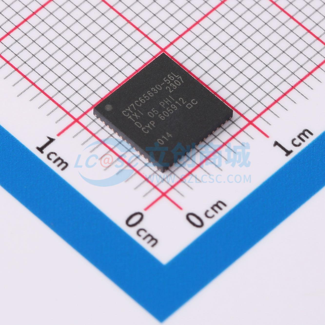 USB转换芯片 CY7C65630-56LTXI VFQFN-56-EP 原装 电子元器件配单