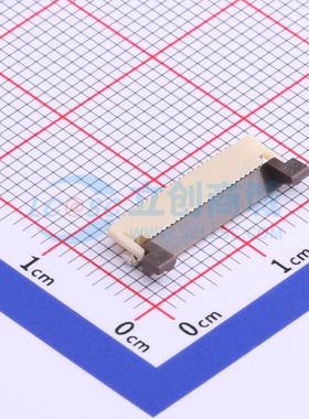 连接器 FH12A-24S-0.5SH(55) SMD,P=0.5mm,卧贴 翻盖式 24P 上接