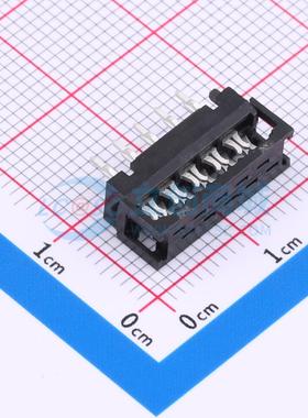 连接器 1-2178713-0 弯插,P=1.27mm(交错脚)