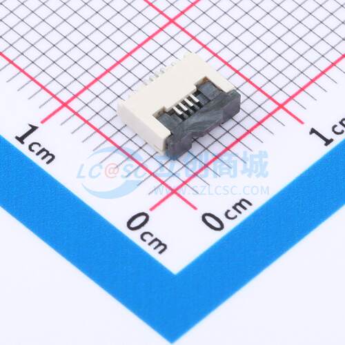 连接器 GT-F0502SR20-04SMT01 SMD,P=0.5mm,卧贴 翻盖式 4P 下接