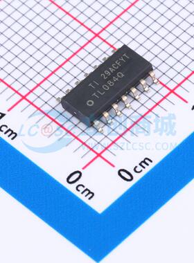 FET输入运放 TL084QDR SOIC-14 原装正品 电子元器件配单
