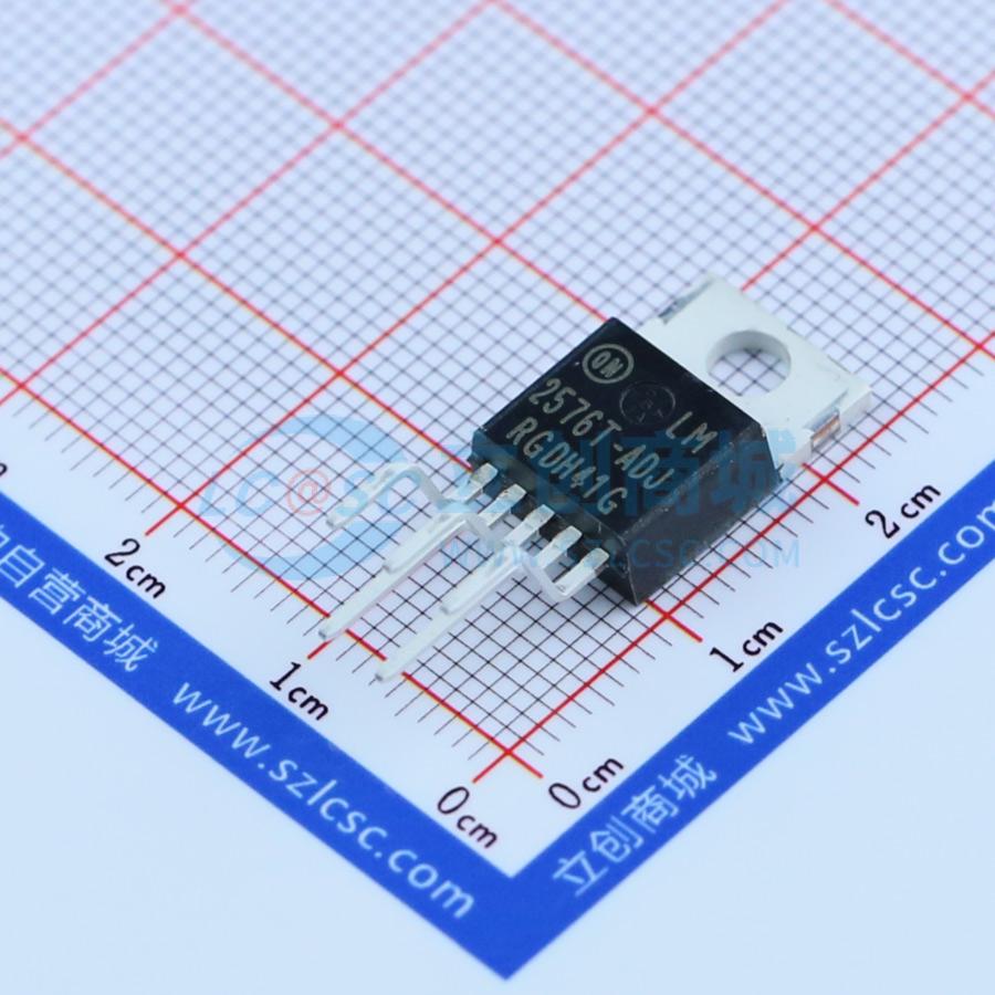 DC-DC电源芯片 LM2576TV-ADJG TO-220-5H 原装 电子元器件配单