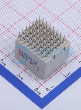 板对板与背板连接器 204976 插件,P=2mm 56P 直插 电子元器件配单