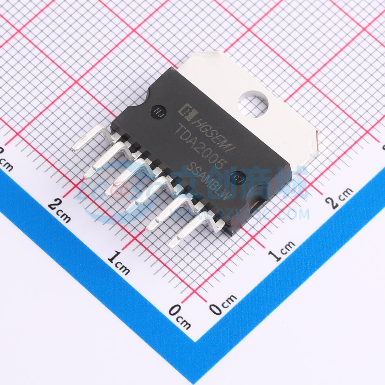 音频功率放大器 TDA2005R ZIP-11 原装正品 电子元器件配单