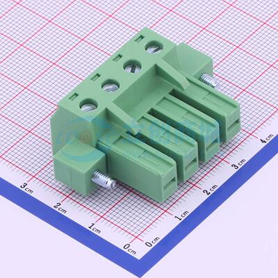 插拔式接线端子 KF2EDGSKM-7.62-4P P=7.62mm 插头 1x4P 原装正品