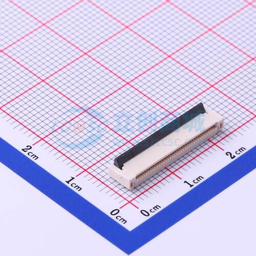连接器 X05A26H36G SMD,P=0.5mm,卧贴 翻盖式 36P 双侧触点/上下