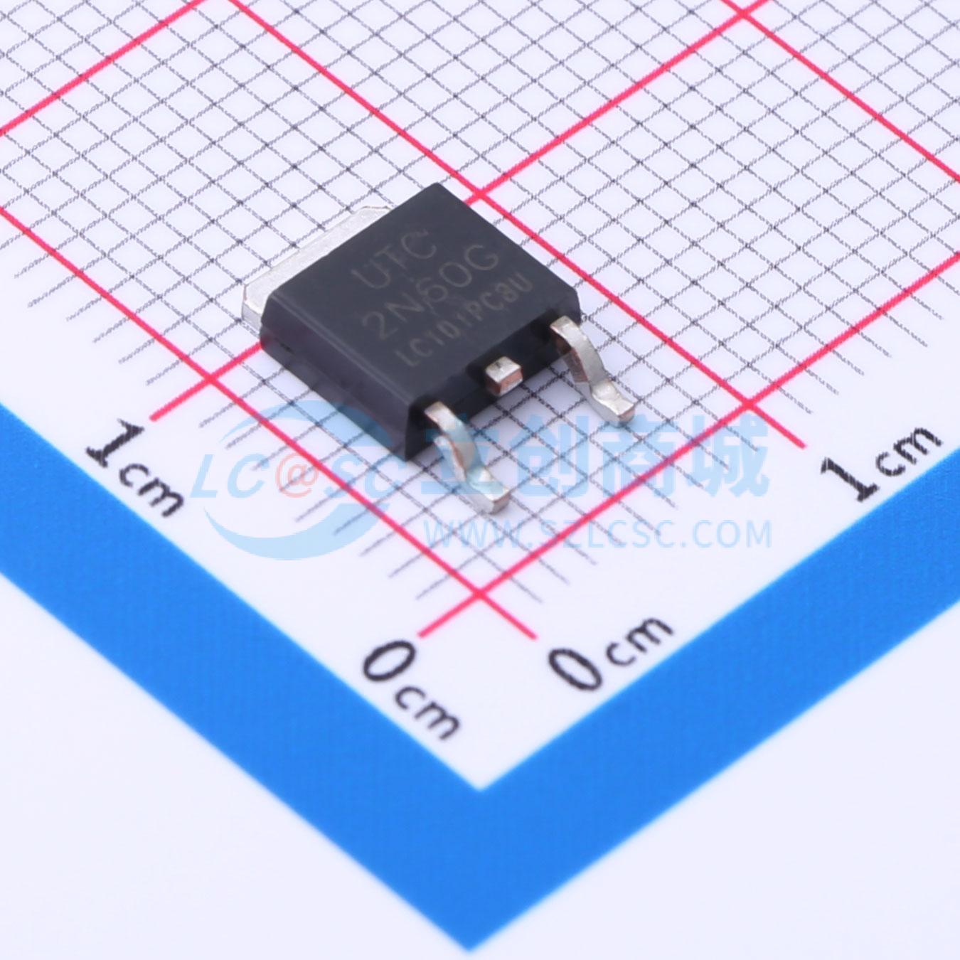 场效应管(MOSFET) 2N60G-TN3-R TO-252 UTC(友顺) 电子元器件配单