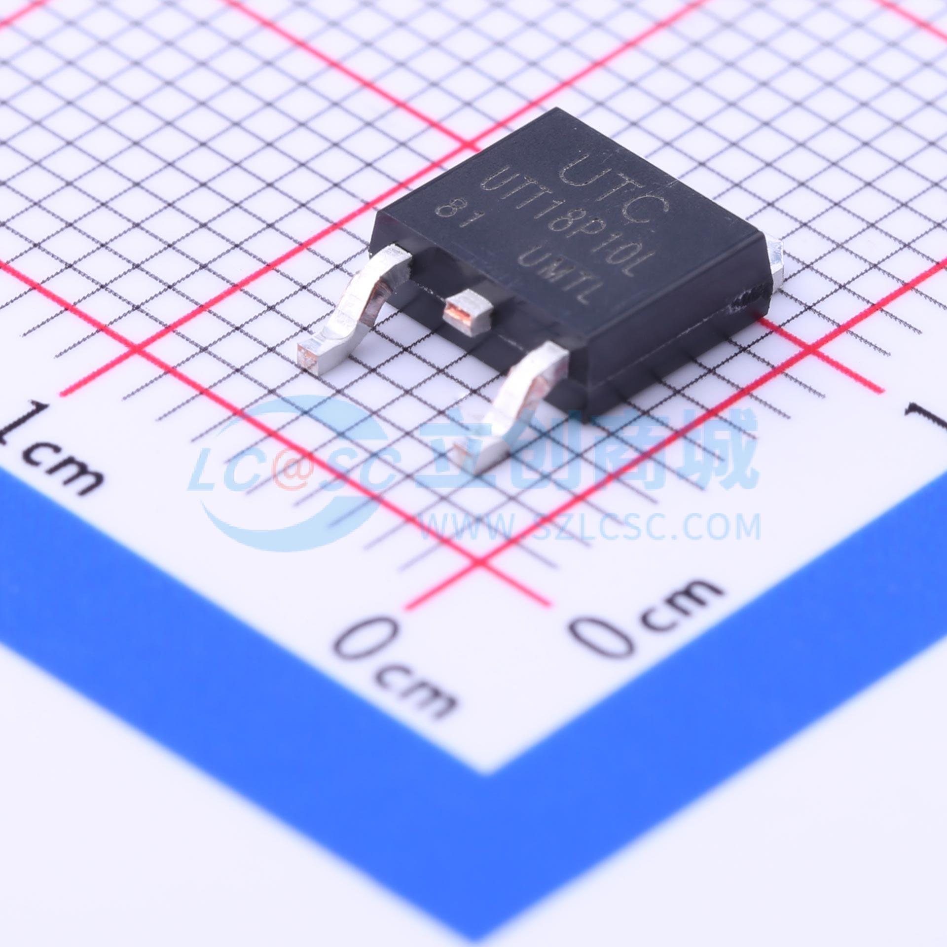 场效应管(MOSFET) UTT18P10L-TN3-R TO-252-2(DPAK) 100V 18A UTC