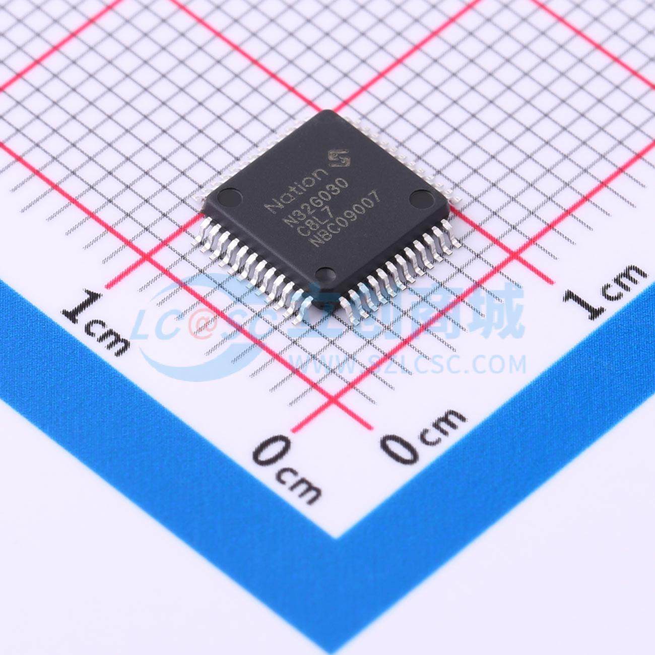 单片机(MCU/MPU/SOC) N32G030C8L7 LQFP-48(7x7) 电子元器件配单