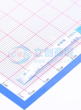 FFC连接线 4P 间距1.0mm 长5CM 反向 P=1mm 4P 0.303mm 反向