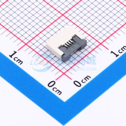连接器 GT-F0506SR20-04SMT01 SMD,P=0.5mm,卧贴 翻盖式 4P 下接