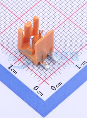 插拔式接线端子 KF2EDGJR-3.5-2P 弯插,P=3.5mm 板端/插座-开口 1