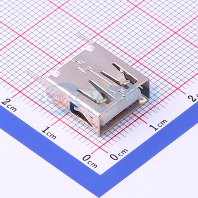 USB连接器 USB-256-BRWH137 插件 母 直插 原装 电子元器件配单