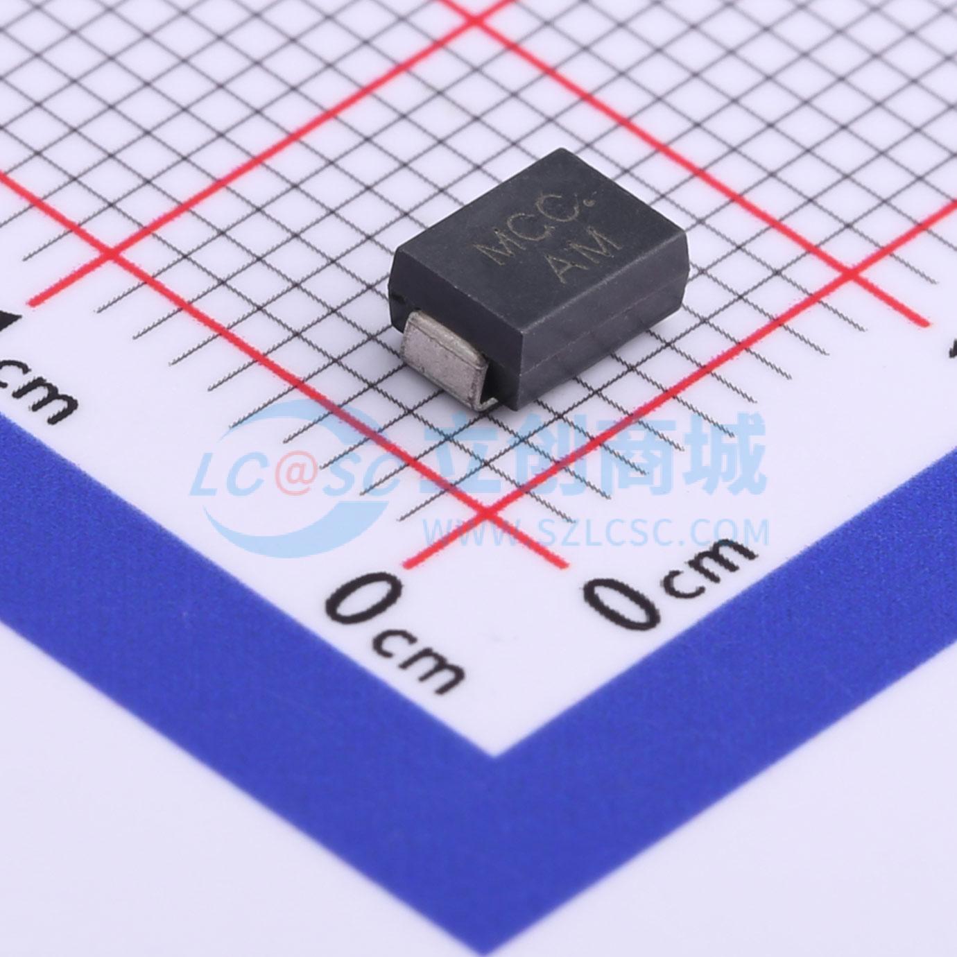 TVS/ESD管 SMBJ7.0CA-TP DO-214AA(SMB) 7V 50A MCC(美微科)