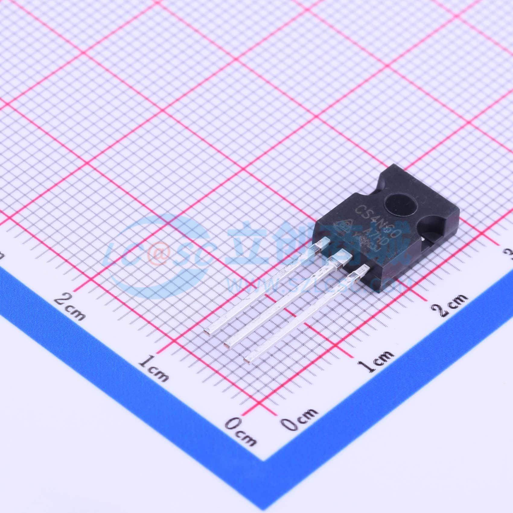 场效应管MOS CS4N60A7HD TO-126 600V 4A 华润华晶 原装正品