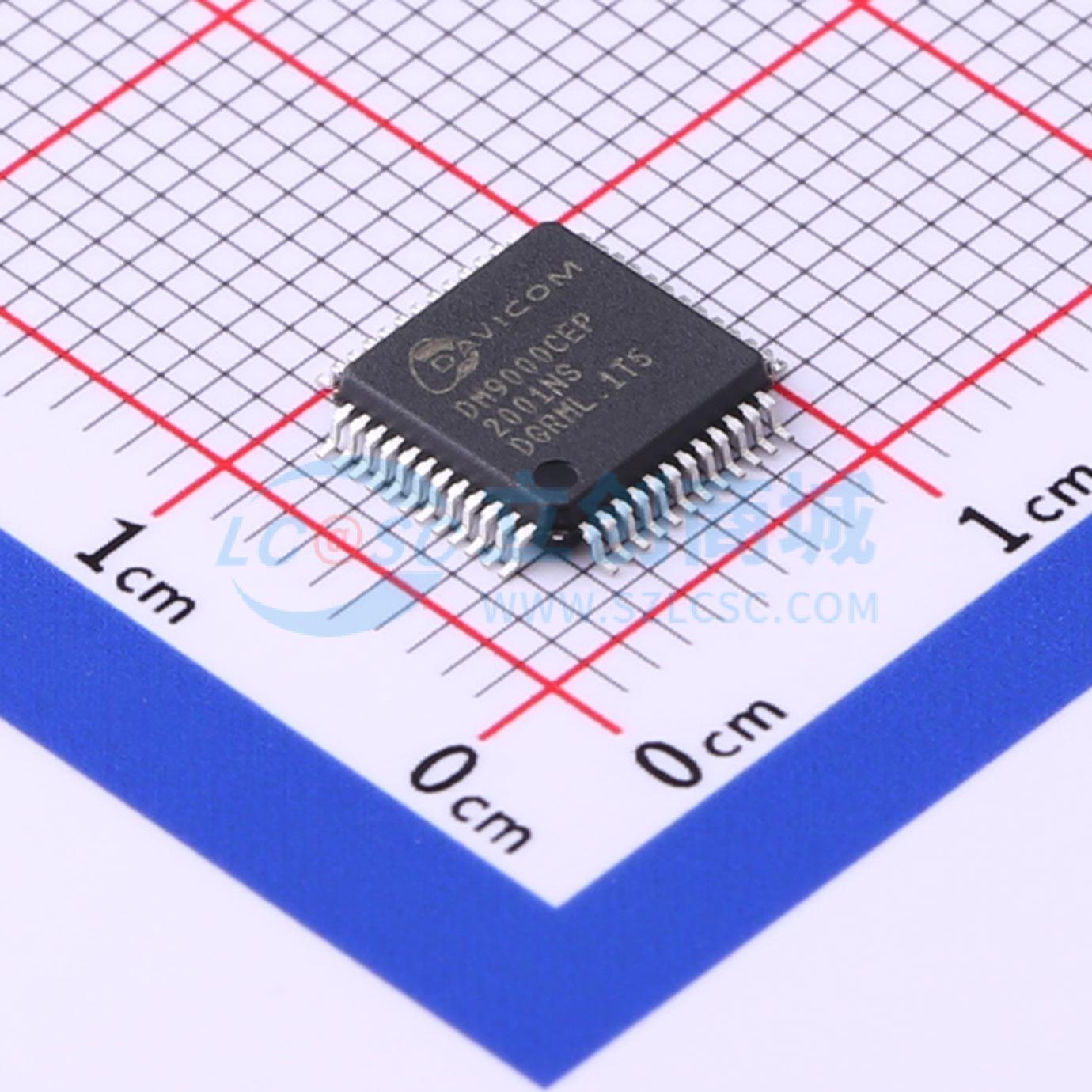 以太网控制器 DM9000CEP LQFP-48(7x7) 原装正品 电子元器件配单