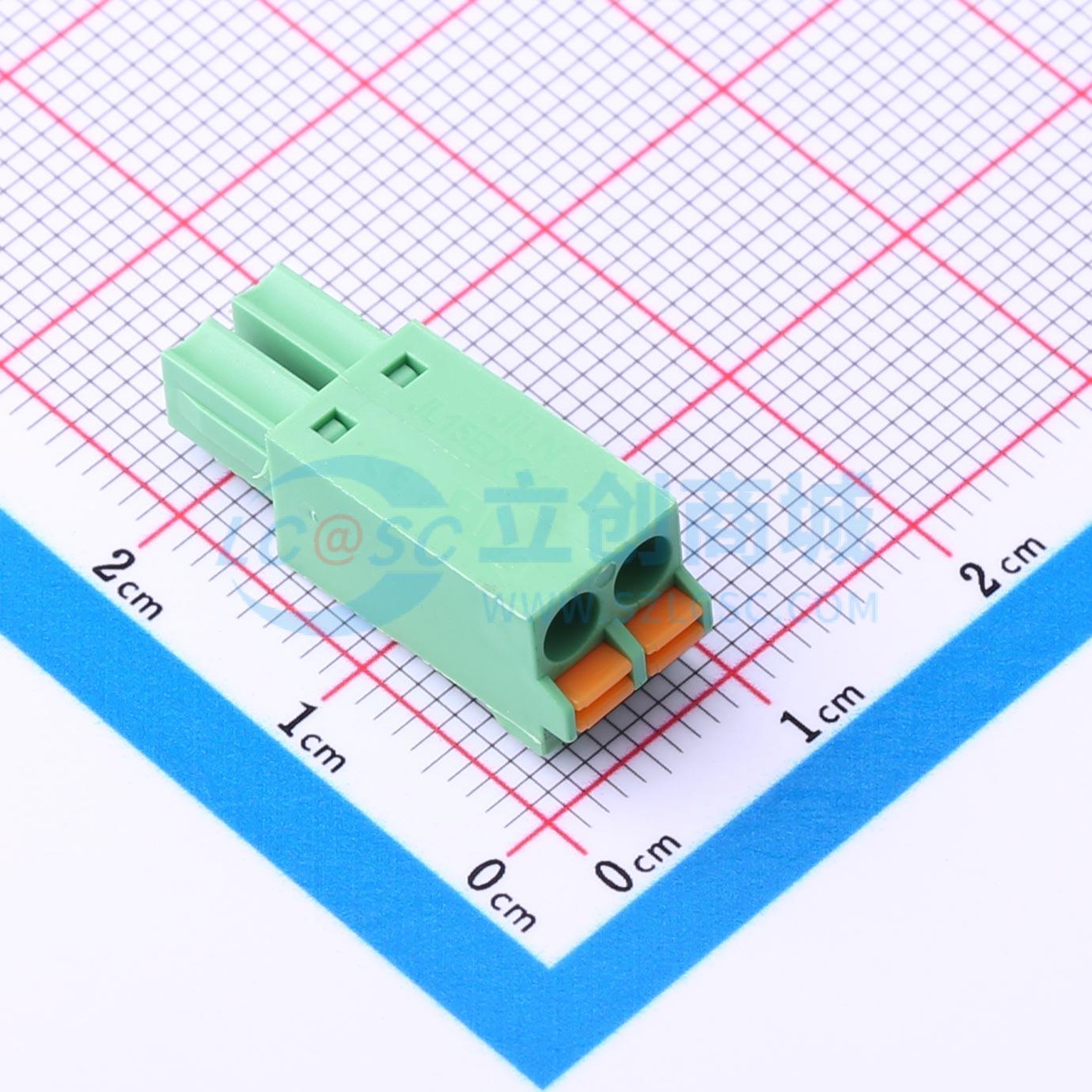 插拔式接线端子 JL15EDGKN-38102G01 P=3.81mm 1x2P 电子元器件