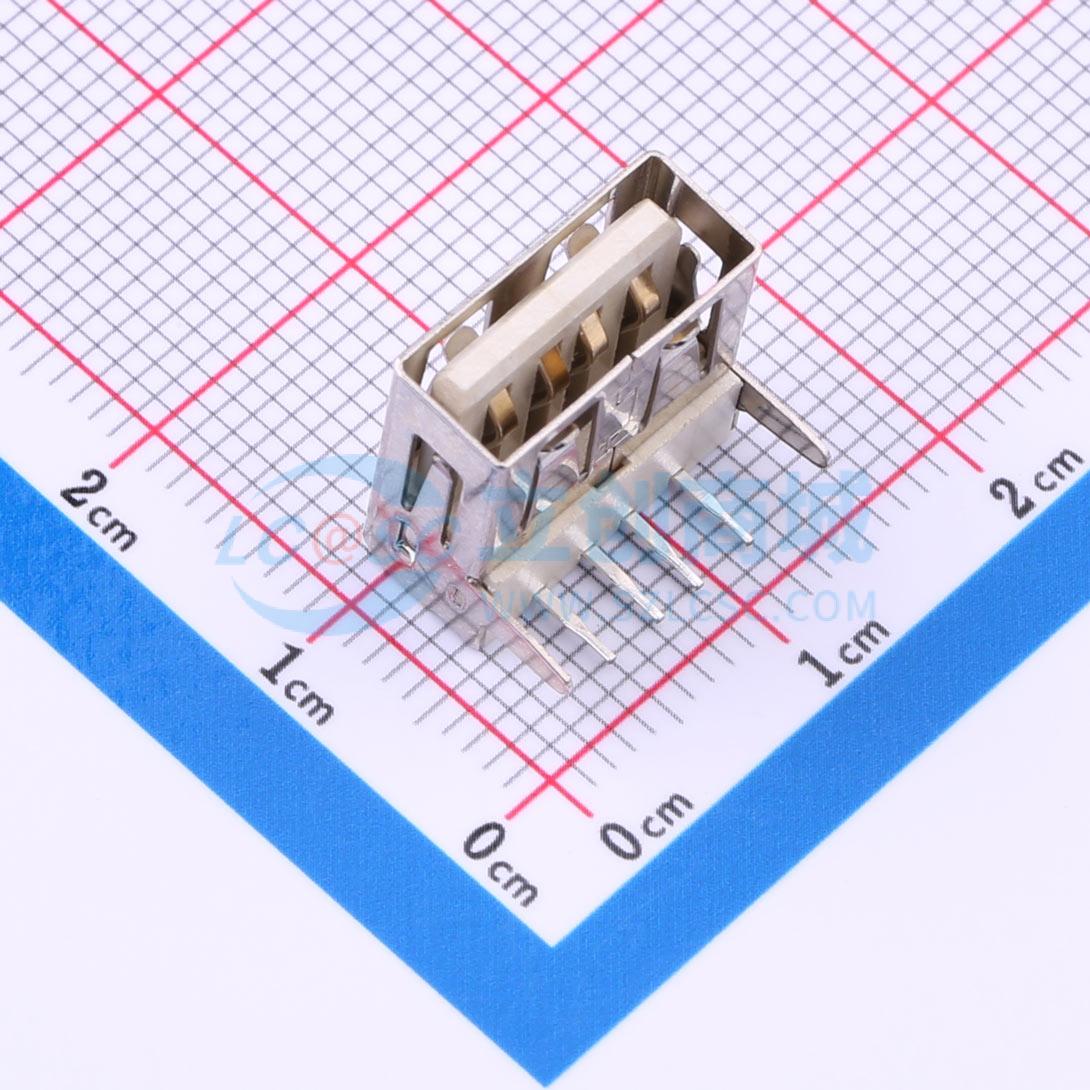 USB连接器 U221-041N-1WVV63-F1 - 弯插 原装正品 电子元器件配单
