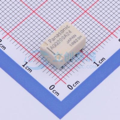 信号继电器 AGQ200A24Z SMD,7.2x10.6mm 24V 原装 电子元器件配单
