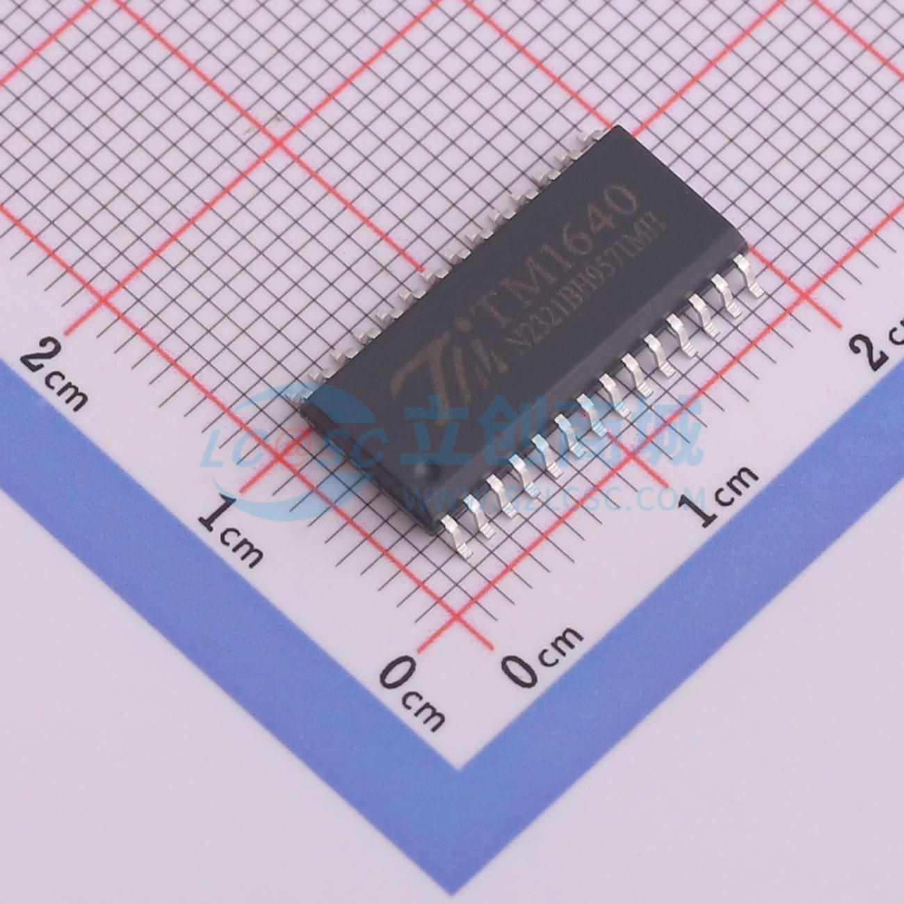 数码管驱动 TM1640 SOIC-28-300mil 原装正品 电子元器件配单