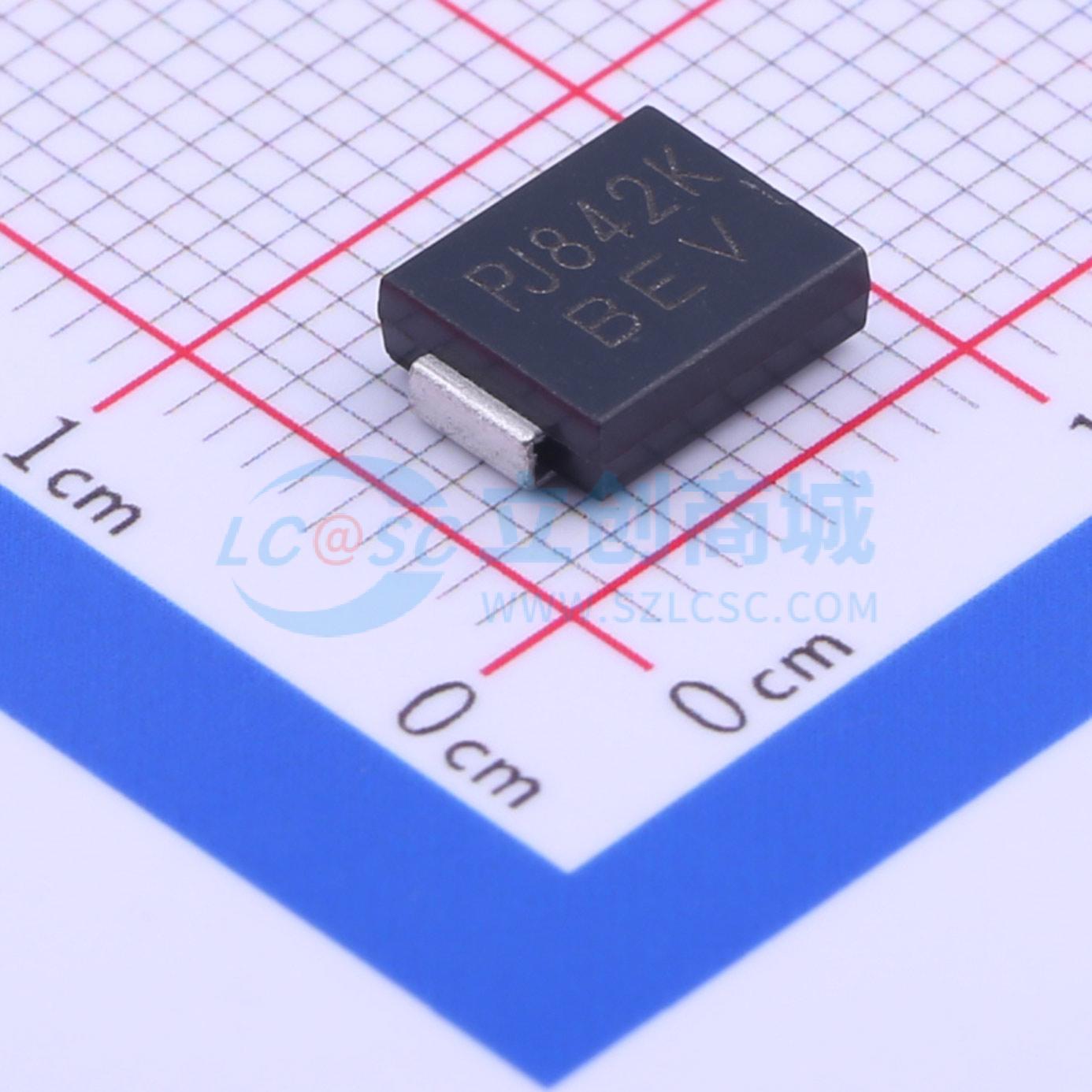 TVS/ESD管 1.5SMCJ20CA_R1_00001 SMC(DO-214AB) 20V 46.3A PANJI